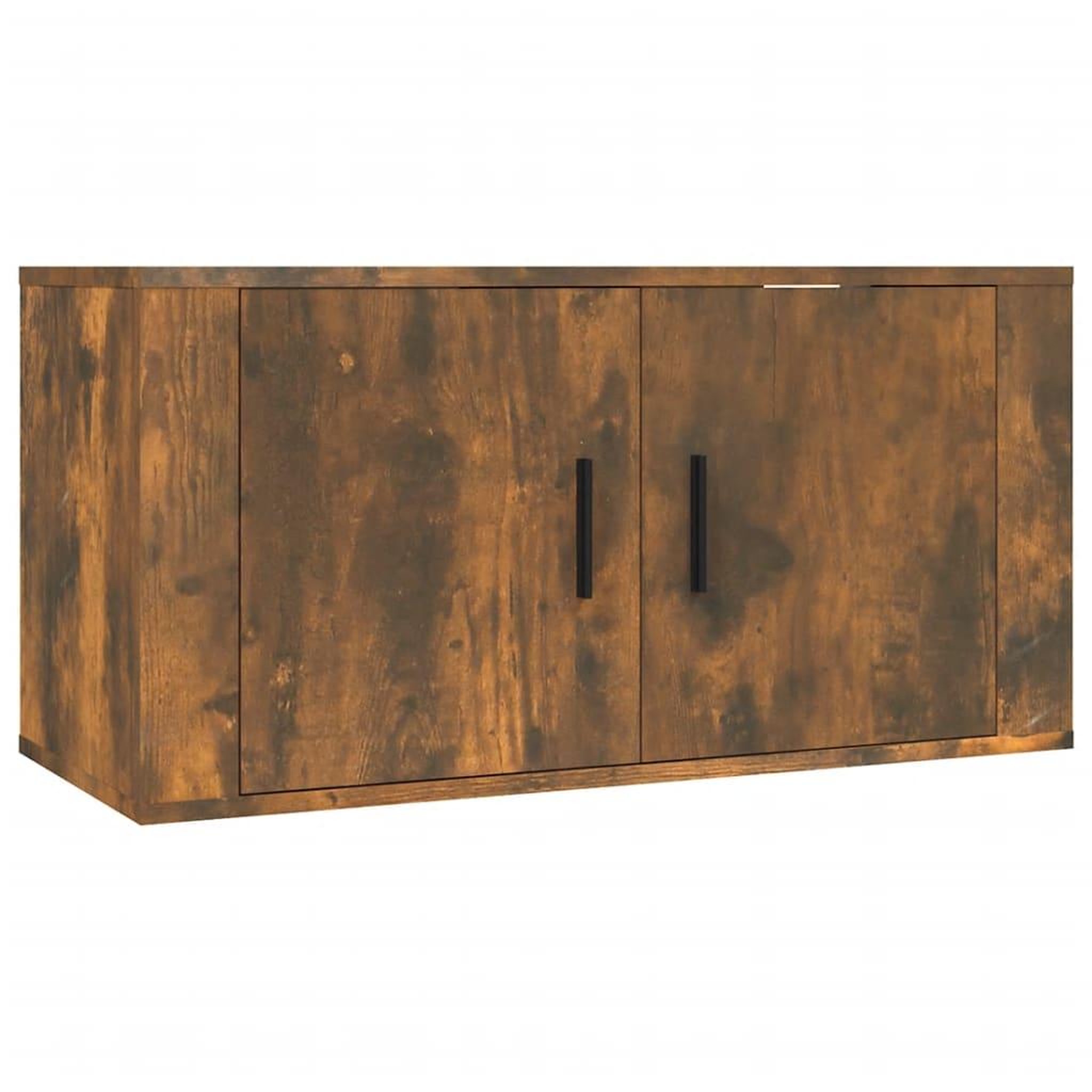 Voir la diapositive 4 : VIDAXL Meubles TV muraux 2 pcs chene fume 80x34,5x40 cm