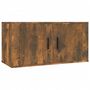 Voir la diapositive 4 : VIDAXL Meubles TV muraux 2 pcs chene fume 80x34,5x40 cm
