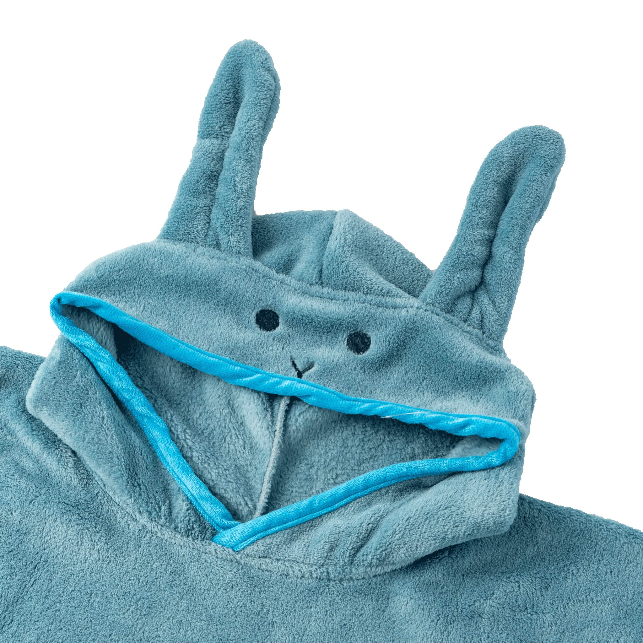 Voir la diapositive 2 : ACTUEL Plaid enfant à capuche lapin 