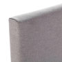 Voir la diapositive 4 : VS VENTA-STOCK Tête de lit Aura recouverte de tissu Gris Clair 160x60 cm