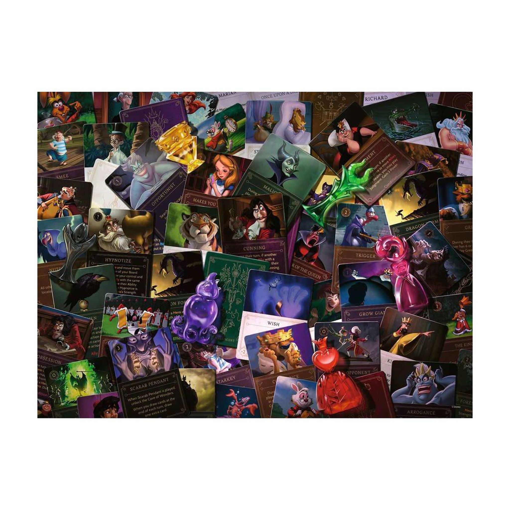 Voir la diapositive 2 : RAVENSBURGER Puzzle 2000 p - les méchants disney
