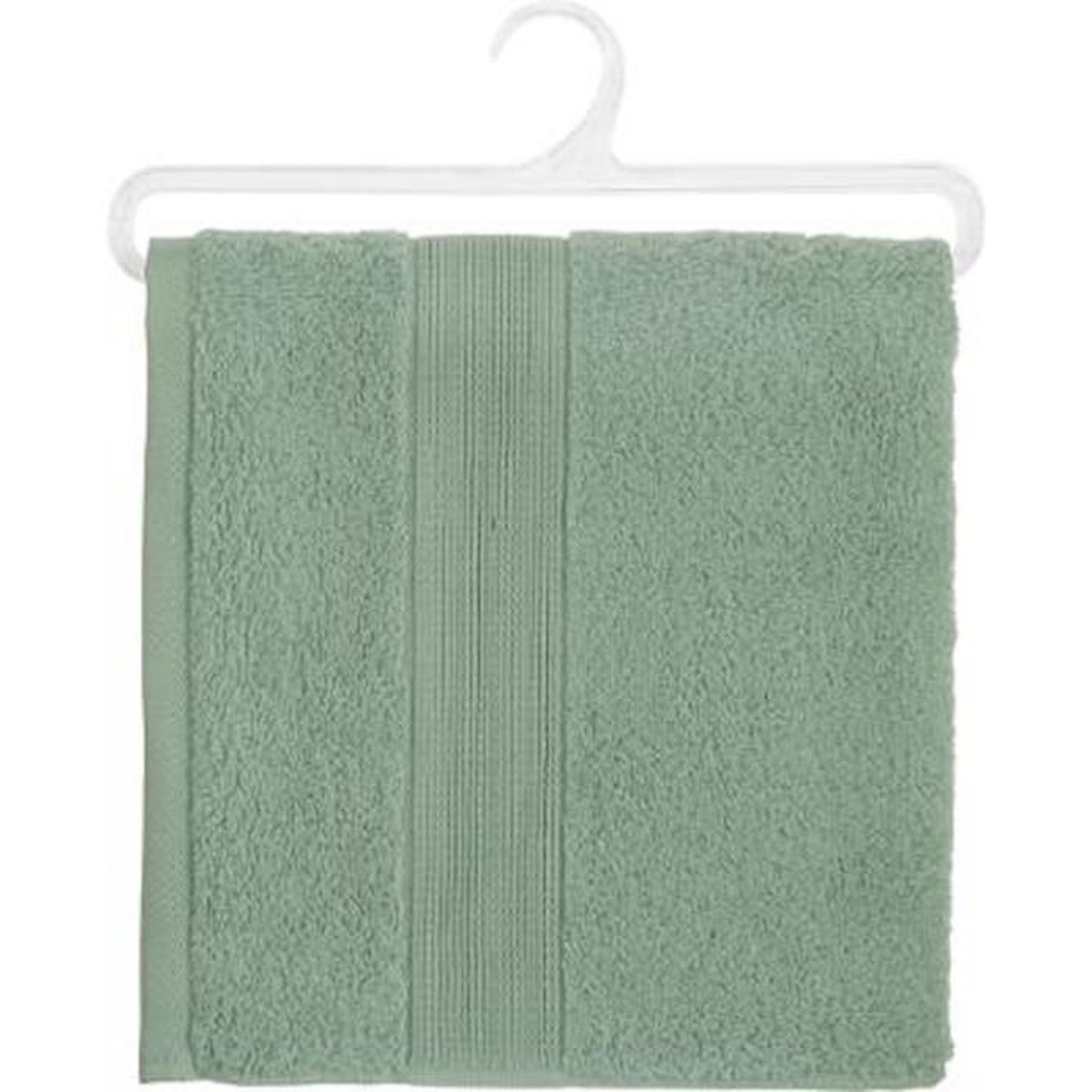 Voir la diapositive 2 : ATMOSPHERA Serviette de Toilette  Confort  50x90cm Vert Céladon
