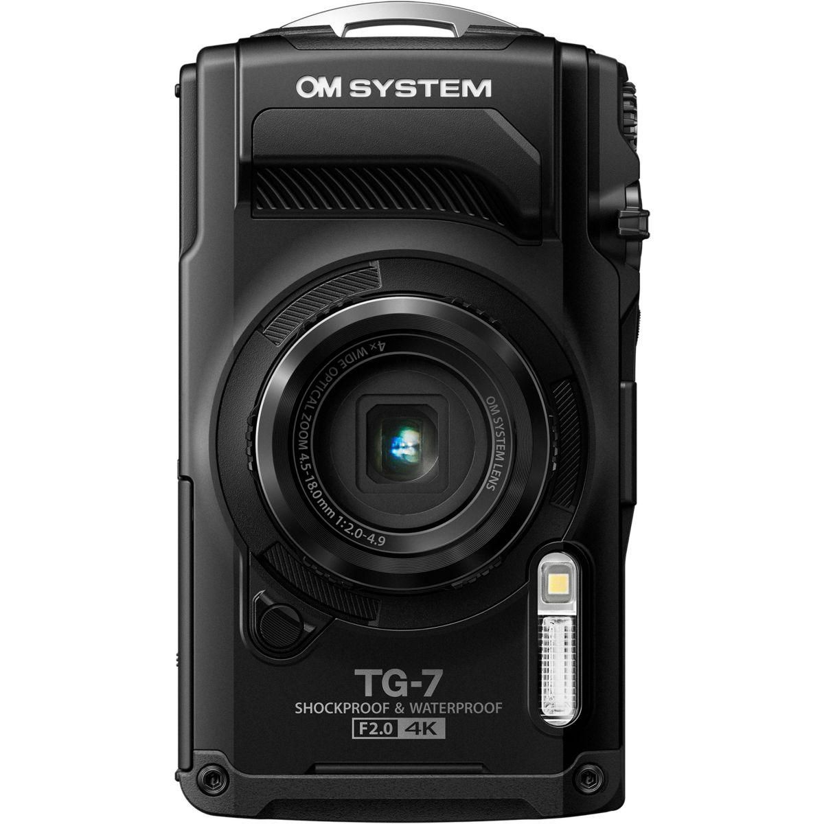 OM SYSTEM Appareil photo Compact TG-7 Black