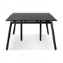 Voir la diapositive 3 : Paris Prix Double Bureau Design  Rosendo  280cm Noir