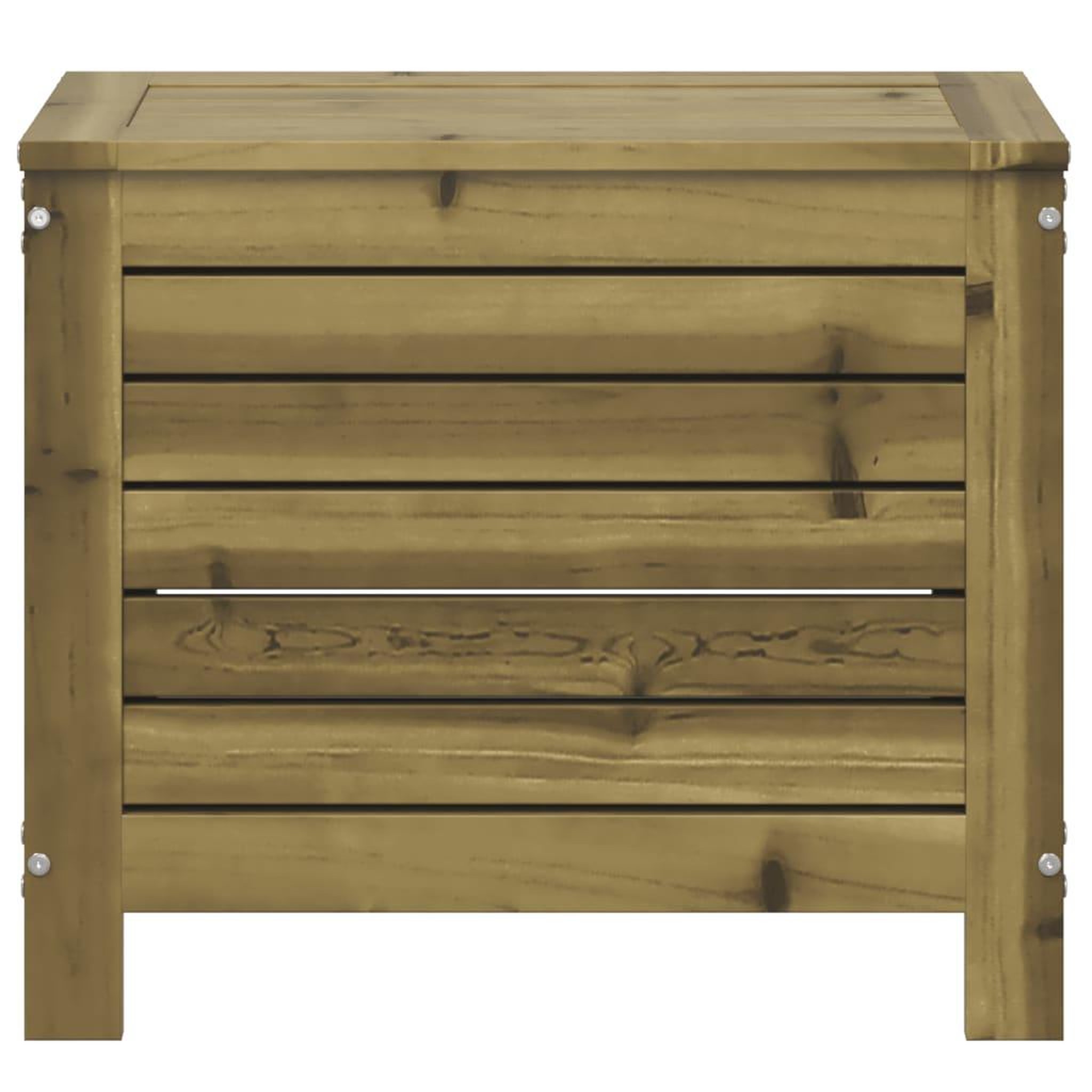 Voir la diapositive 4 : VIDAXL Repose-pied de jardin 62x31,5x52 cm bois de pin impregne