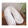 Voir la diapositive 3 : TINEO Coussin de maternité éponge microfibre Rose TINEO
