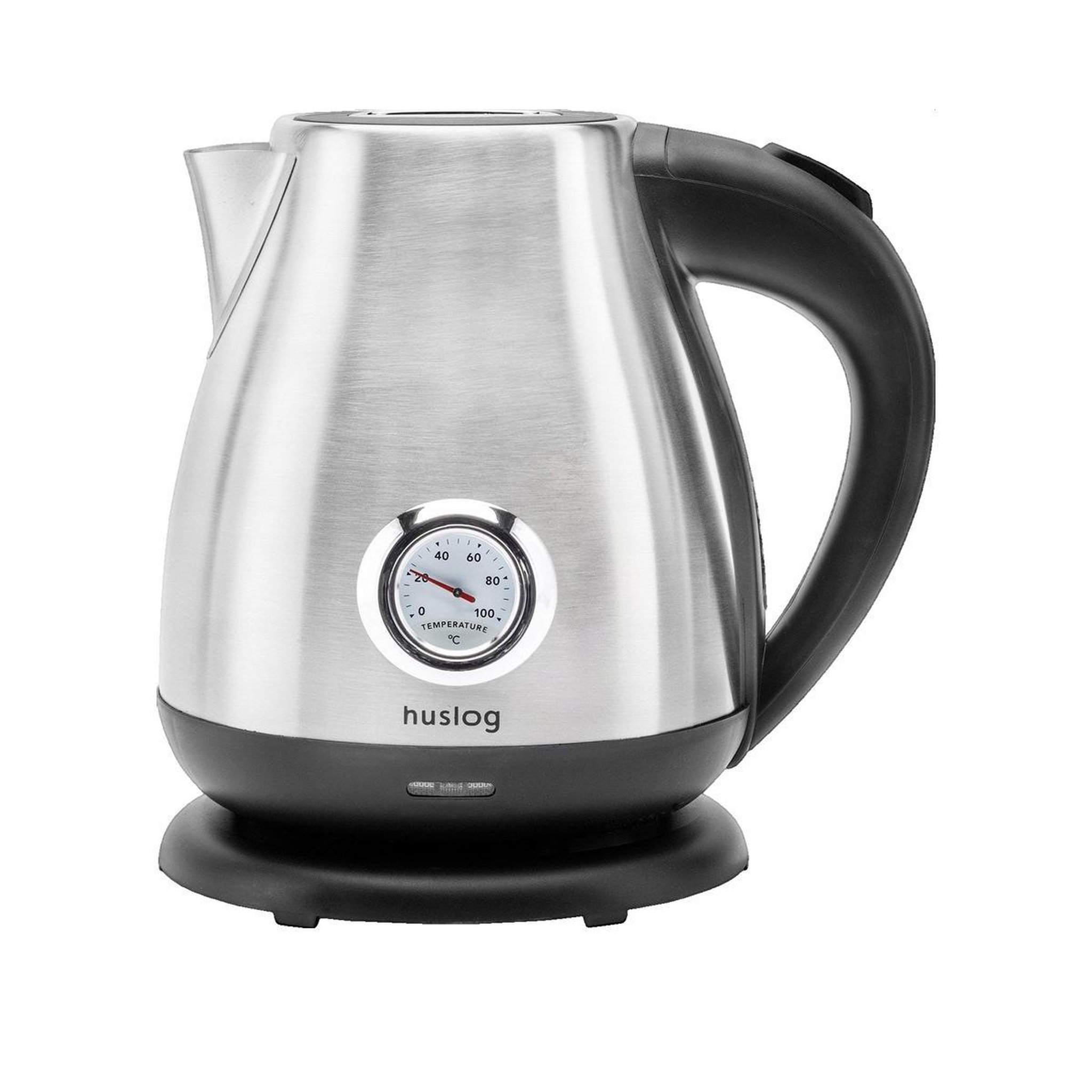 Voir la diapositive 2 : HUSKY Bouilloire husla Huslog design rétro acier inoxydable 1,7 litres 2200W