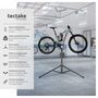 Voir la diapositive 2 : tectake Support de réparation pour vélo poids supporté 50 kg pliable avec fermetures rapides noir