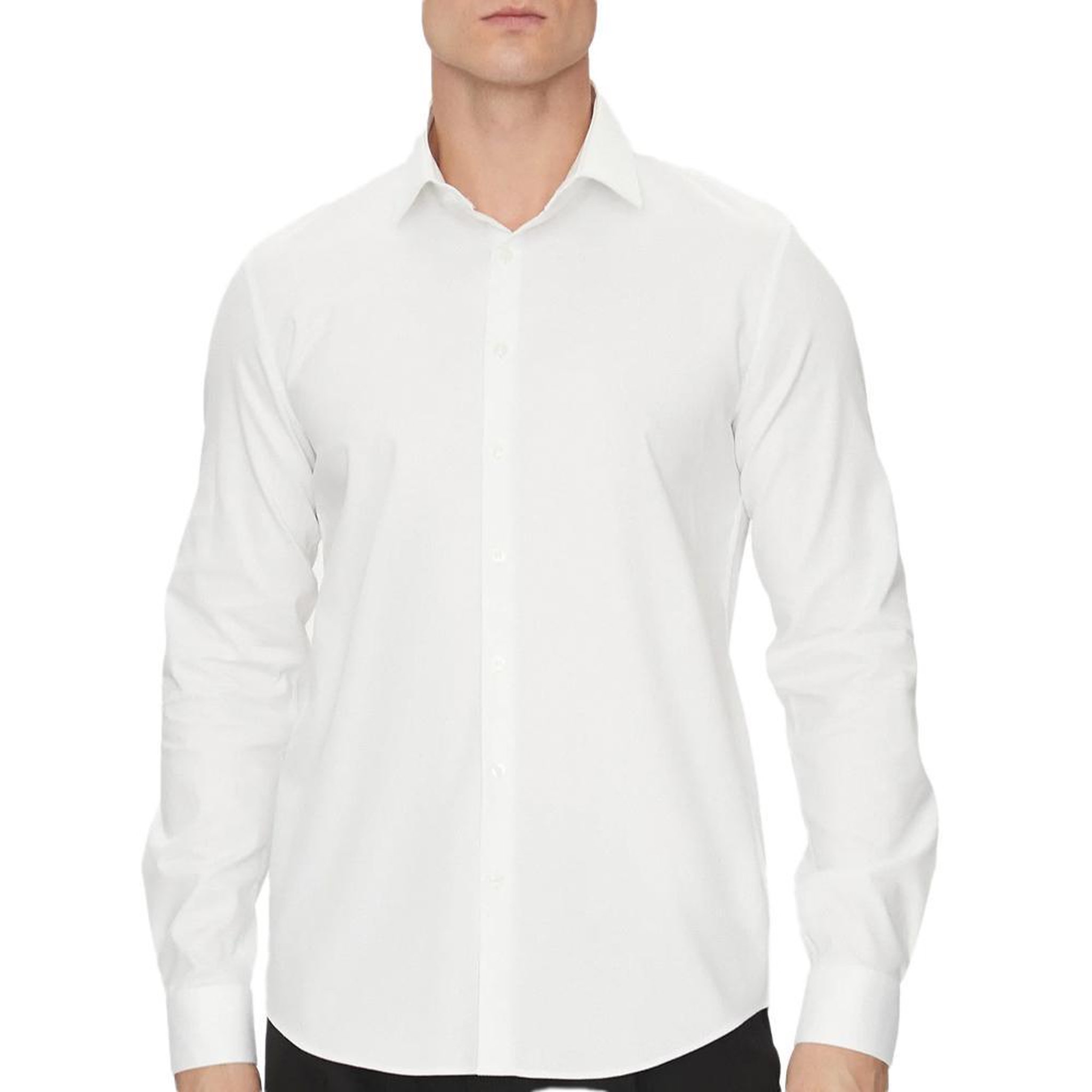 CALVIN KLEIN JEANS Chemise Blanche Homme Calvin Klein Jeans Tonal Structure Slim. Coloris disponibles : Blanc