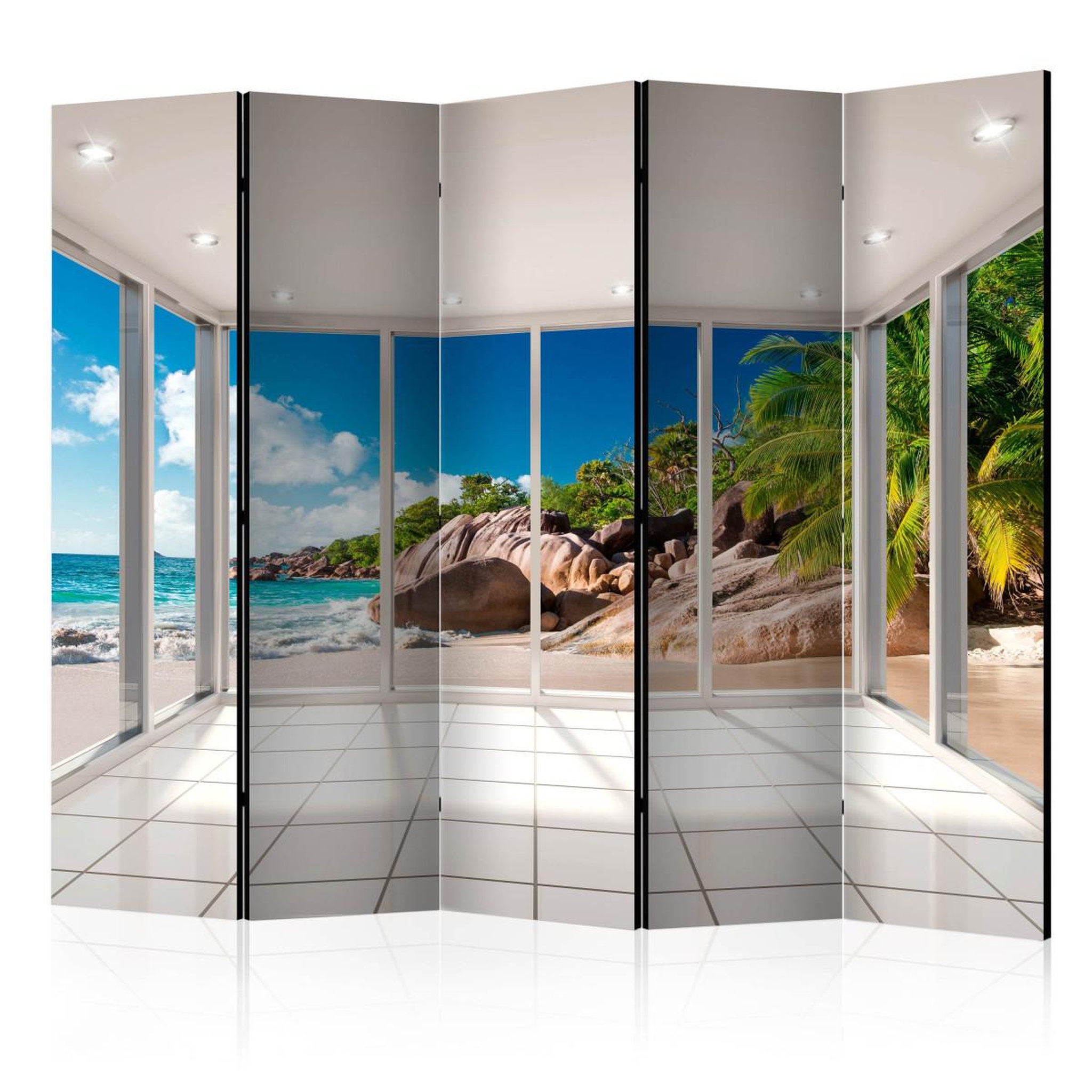 Paris Prix Paravent 5 volets  heavenly illusion  172x225cm
