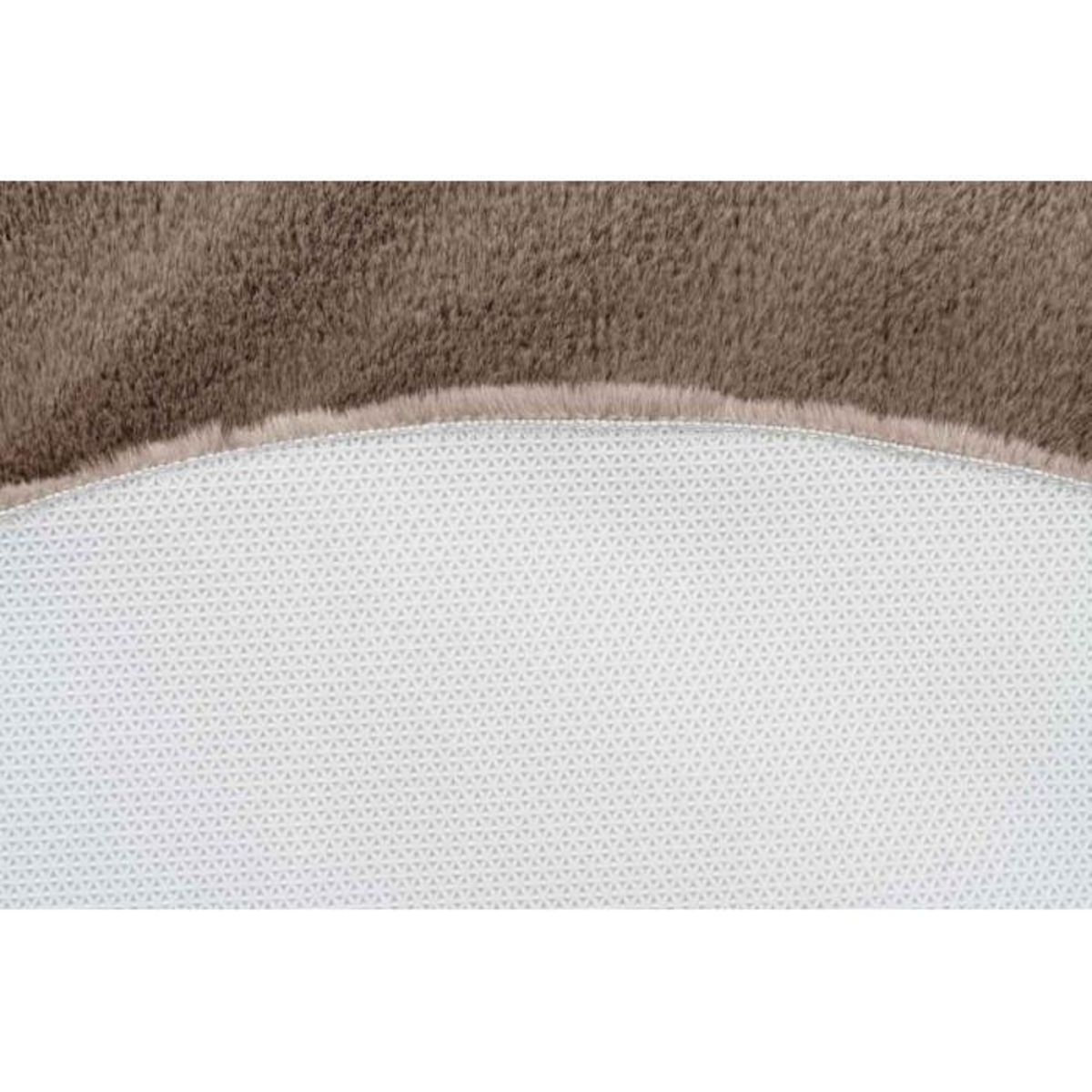 Paris Prix Tapis de Bain Antidérapant  Rabbit  100cm Beige Foncé