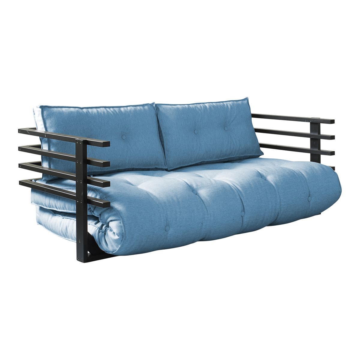 KARUP DESIGN Canapé banquette futon structure noire matelas futon FUNK SOFA