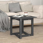 Voir la diapositive 4 : VIDAXL Table basse Gris 50x50x45 cm Bois massif de pin