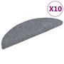 Voir la diapositive 2 : VIDAXL Tapis autoadhesifs de marches 10 pcs Gris clair 56x17x3 cm