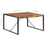 Voir la diapositive 6 : VIDAXL Table a manger 140x140x75 cm bois massif