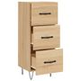 Voir la diapositive 5 : VIDAXL Buffet Chene sonoma 34,5x34x90 cm Bois d'ingenierie
