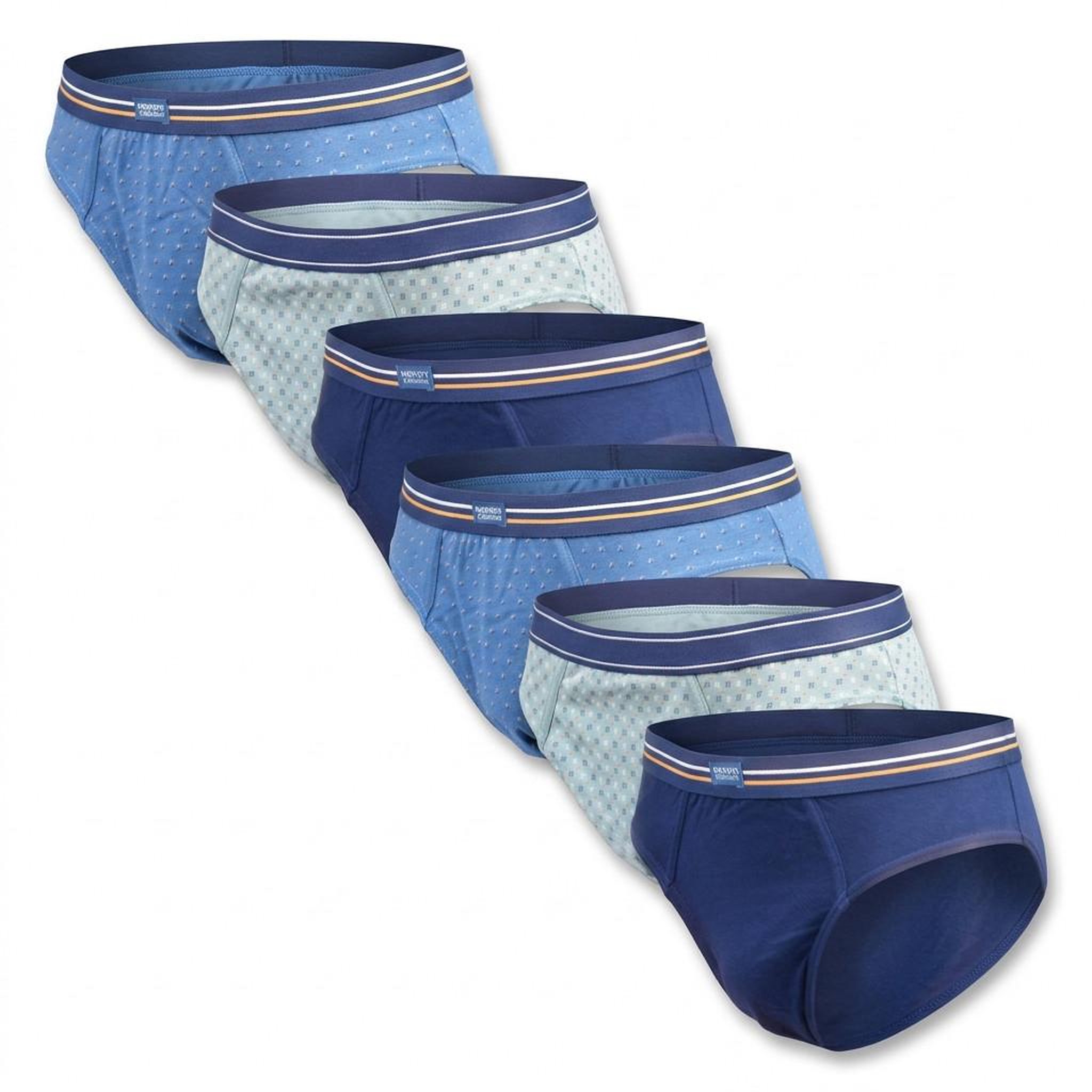 Voir la diapositive 1 : OZABI OZABI Pack Slips Homme 100% Coton – Lot de 6