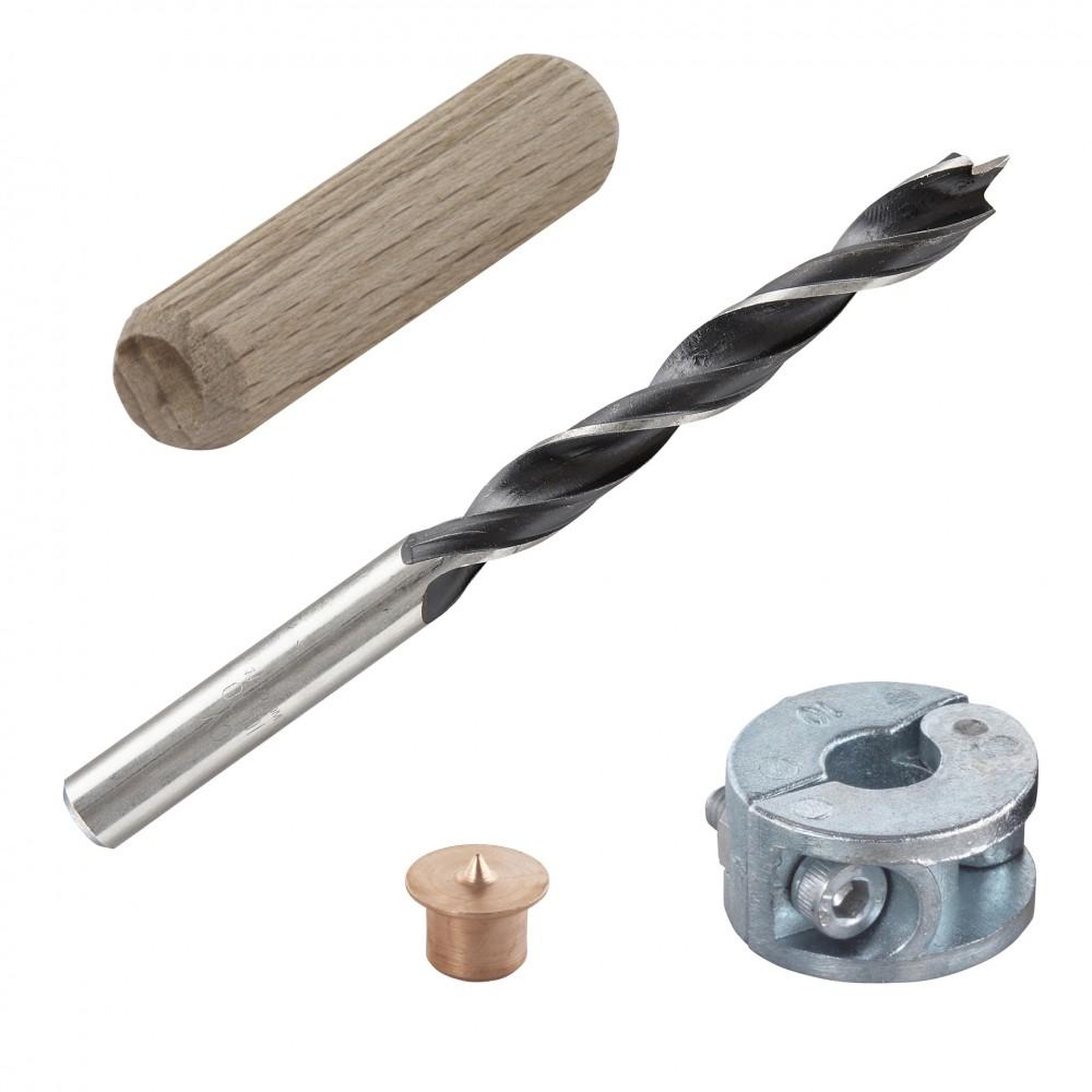 WOLFCRAFT Kit centreurs forets tourillons Diam.10 mm WOLFCRAFT