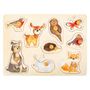 Voir la diapositive 1 : SMALL FOOT Small Foot - Wooden Knob Puzzle Forest Animals, 9 pcs. 11499