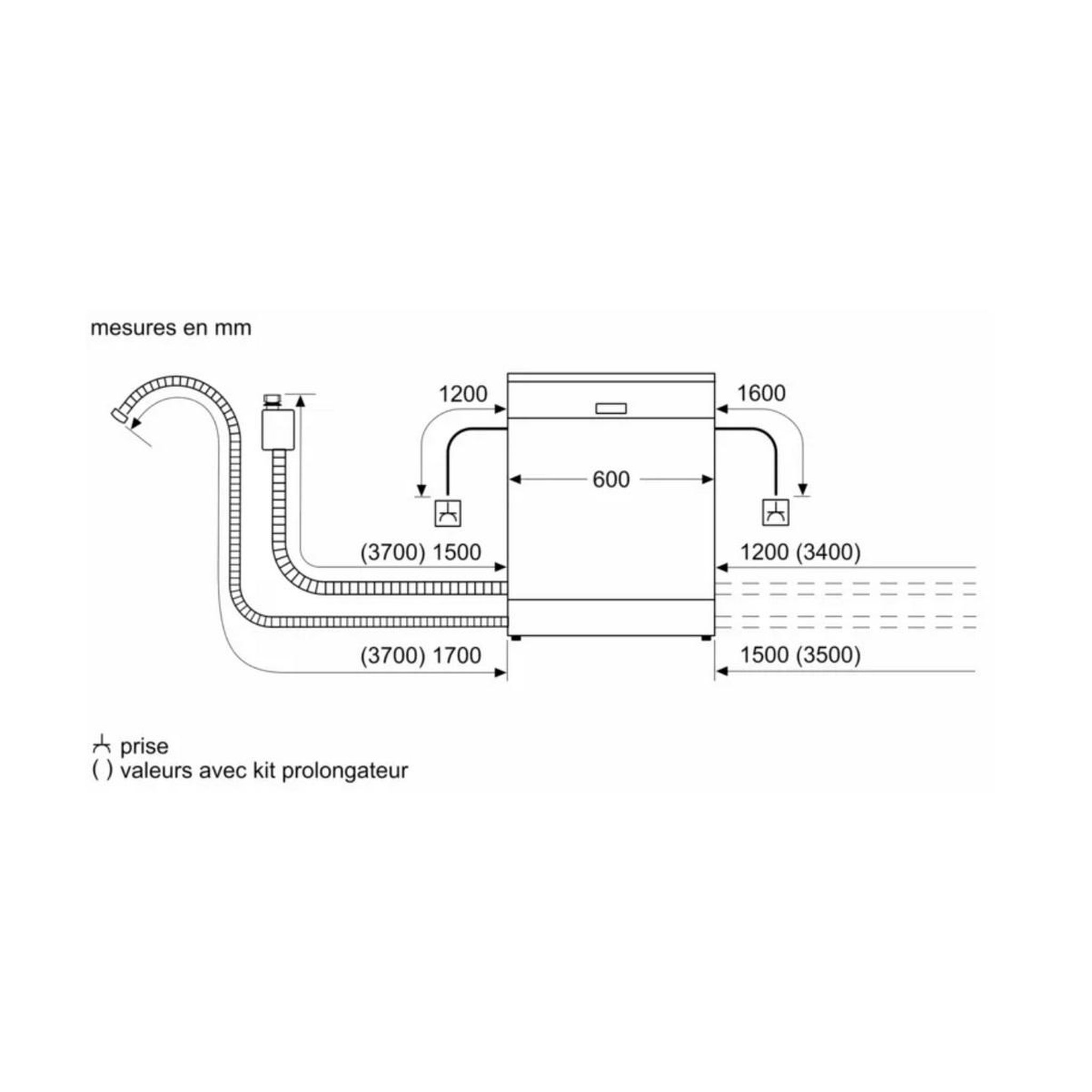 Voir la diapositive 5 : Siemens Lave-vaisselle 60cm 13 couverts tout intégrable - sn616x00kf