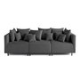Voir la diapositive 1 : LISA DESIGN Edinburg - canapé modulable 3 places - velours côtelé