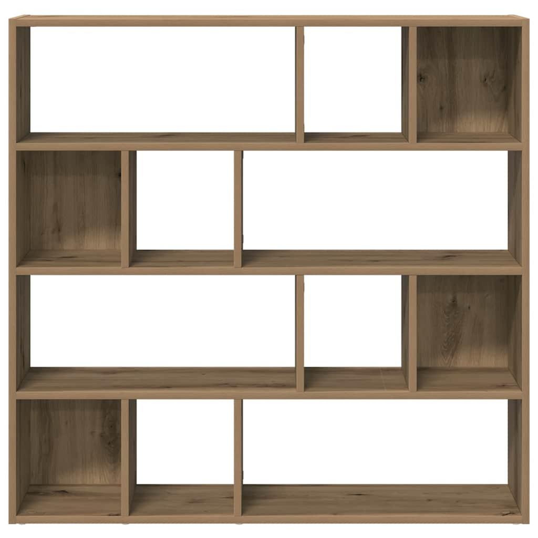 Voir la diapositive 4 : VIDAXL Bibliotheque/Separateur de piece chene artisanal 105x24x102 cm