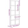 Voir la diapositive 6 : VIDAXL Porte de grange 90x208 cm bois massif de pin