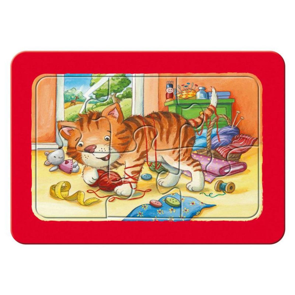 RAVENSBURGER Ravensburger - Jigsaw puzzle My Animal Friends, 3x6 pcs. 070626