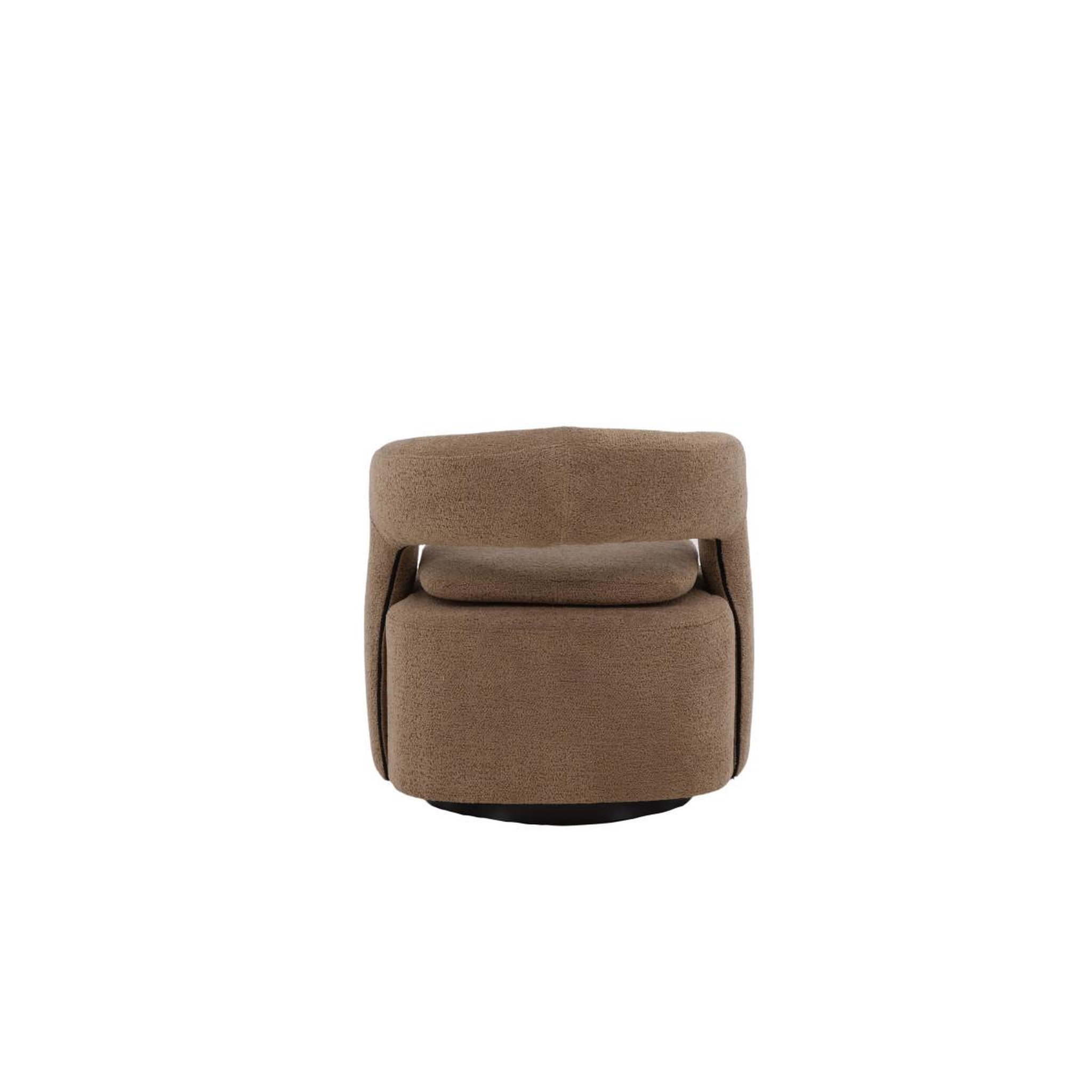 Voir la diapositive 5 : Paris Prix Fauteuil design bouclette  laurel  71cm marron