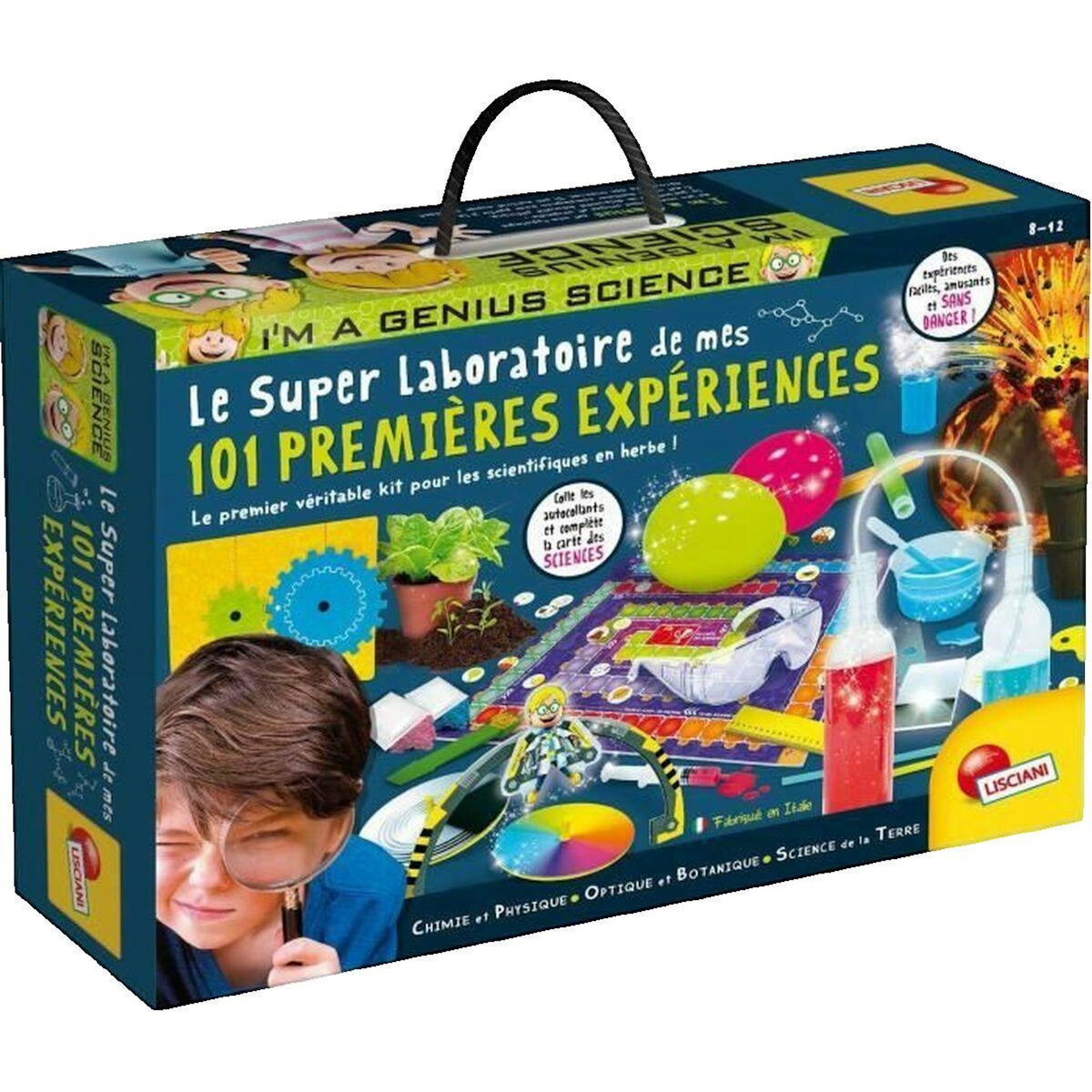 LISCIANI GIOCHI Jeu scientifique éducatif Lisciani Laboratoire 100 Expériences