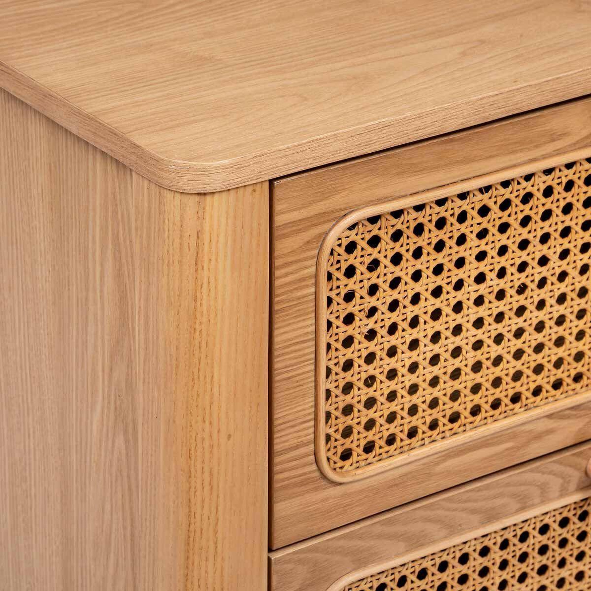 Voir la diapositive 4 : ATMOSPHERA Chiffonnier 4 tiroirs  tiria  103cm marron