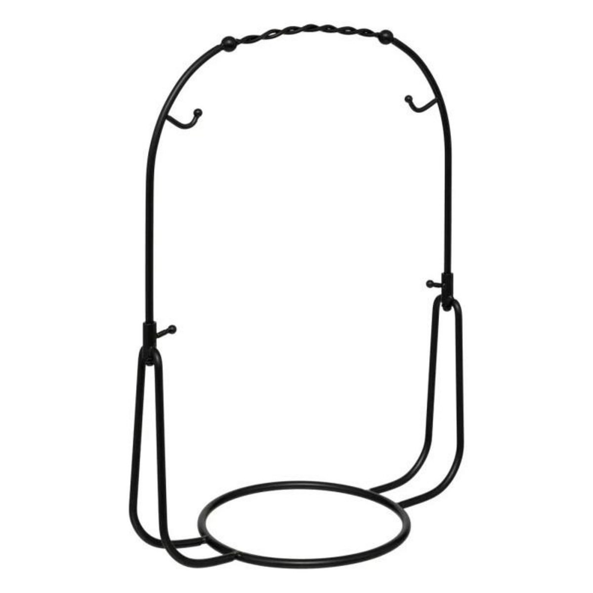 FIVE Corbeille à Fruits 2 Niveaux  Balancier  46cm Noir