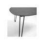 Voir la diapositive 2 : Oviala Table basse de jardin triangulaire - Aluminium - ATOLL