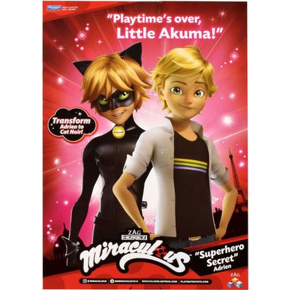 BANDAI Adrien poupée 26 cm Miraculous