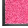 Voir la diapositive 3 : VIDAXL Paillasson lavable Rose 60x90 cm