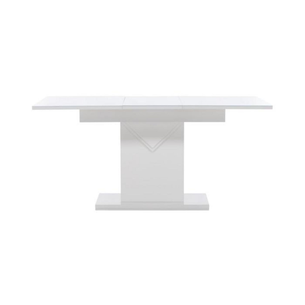 Paris Prix Table à Manger Extensible  Pluto  120-160cm Blanc