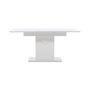Voir la diapositive 6 : Paris Prix Table à Manger Extensible  Pluto  120-160cm Blanc
