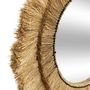 Voir la diapositive 2 : ATMOSPHERA Miroir Mural en Raphia Déco  Alba  57cm Beige