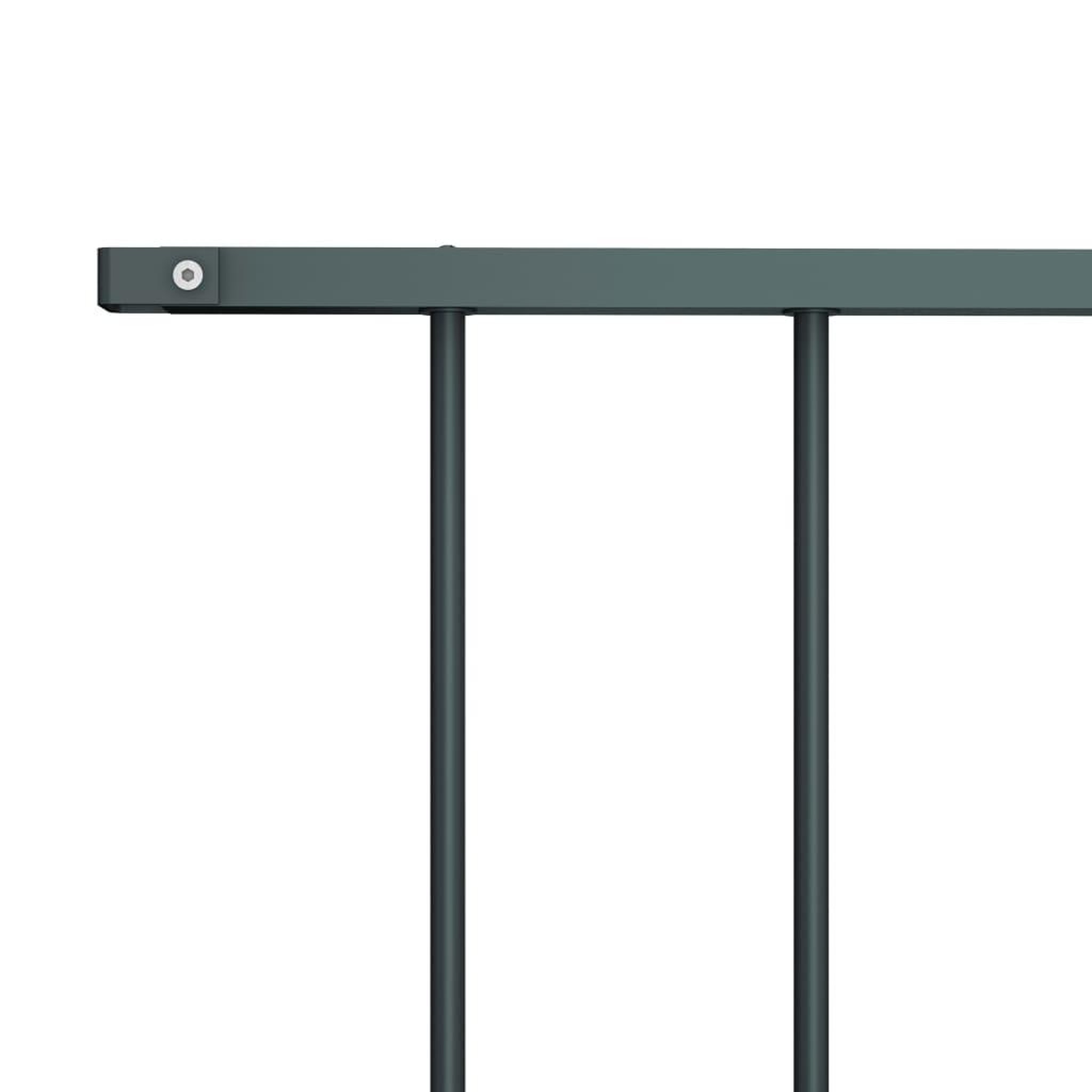 Voir la diapositive 3 : VIDAXL Panneau de cloture Acier enduit de poudre 1,7x1,25 m Anthracite