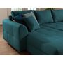 Voir la diapositive 5 : LISA DESIGN Rune - canapé panoramique - avec pouf d'appoint - 7 places - style scandinave - droit