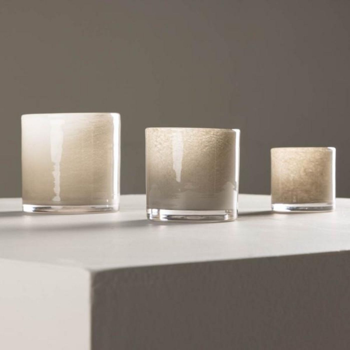 Paris Prix Photophore Déco  Gloria  10cm Beige