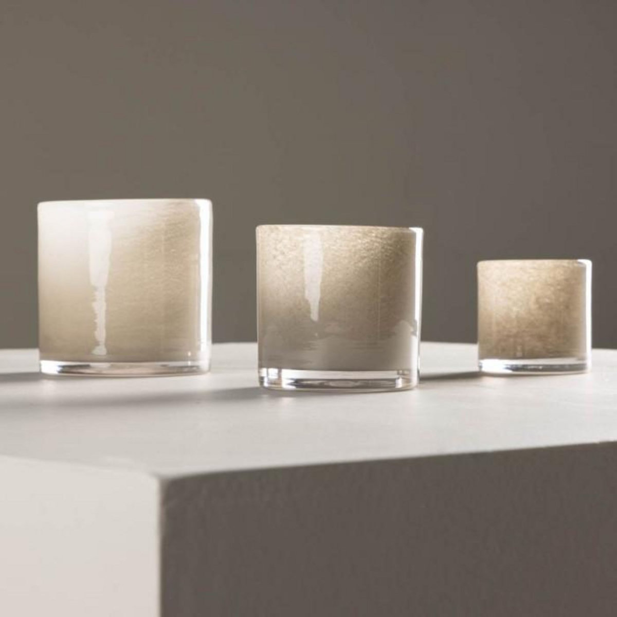 Paris Prix Photophore Déco  Gloria  10cm Beige