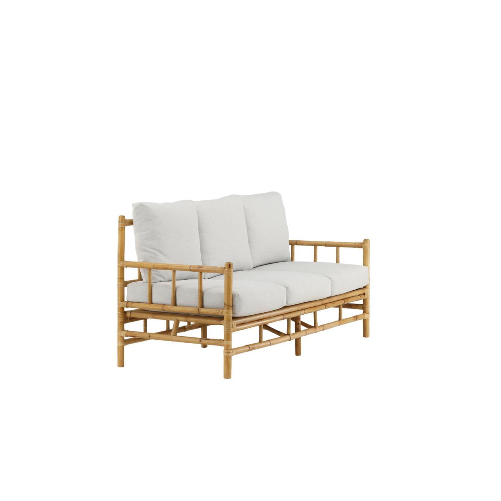 Voir la diapositive 3 : Paris Prix Canapé de jardin 3 places  cane  180cm naturel