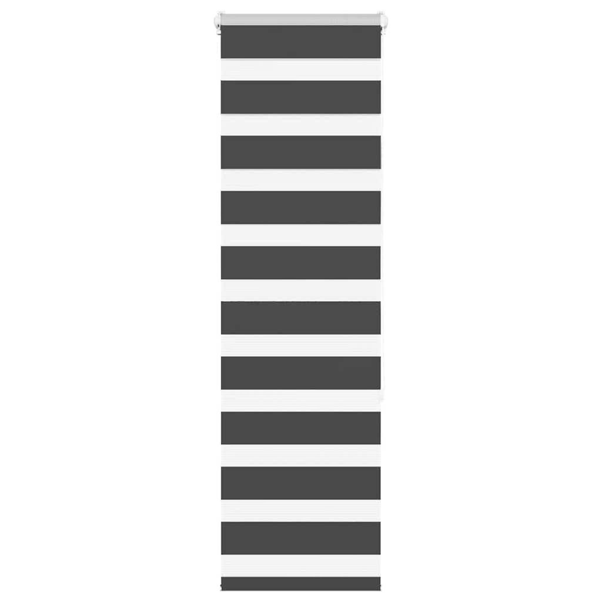 VIDAXL Store zebre noir 50x150 cm largeur du tissu 45,9 cm polyester