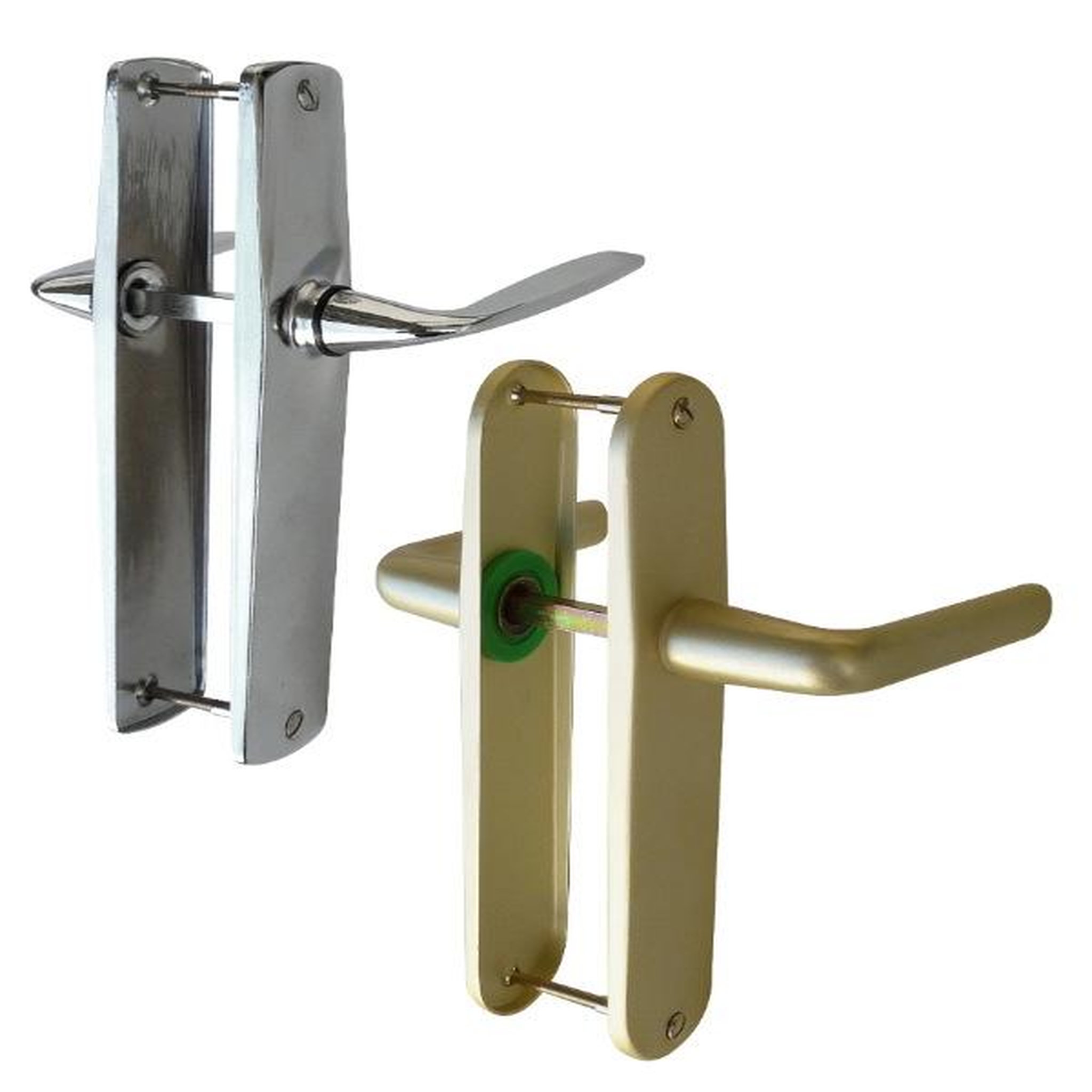 OUTIFRANCE Poignée de porte chromée à bec de cane