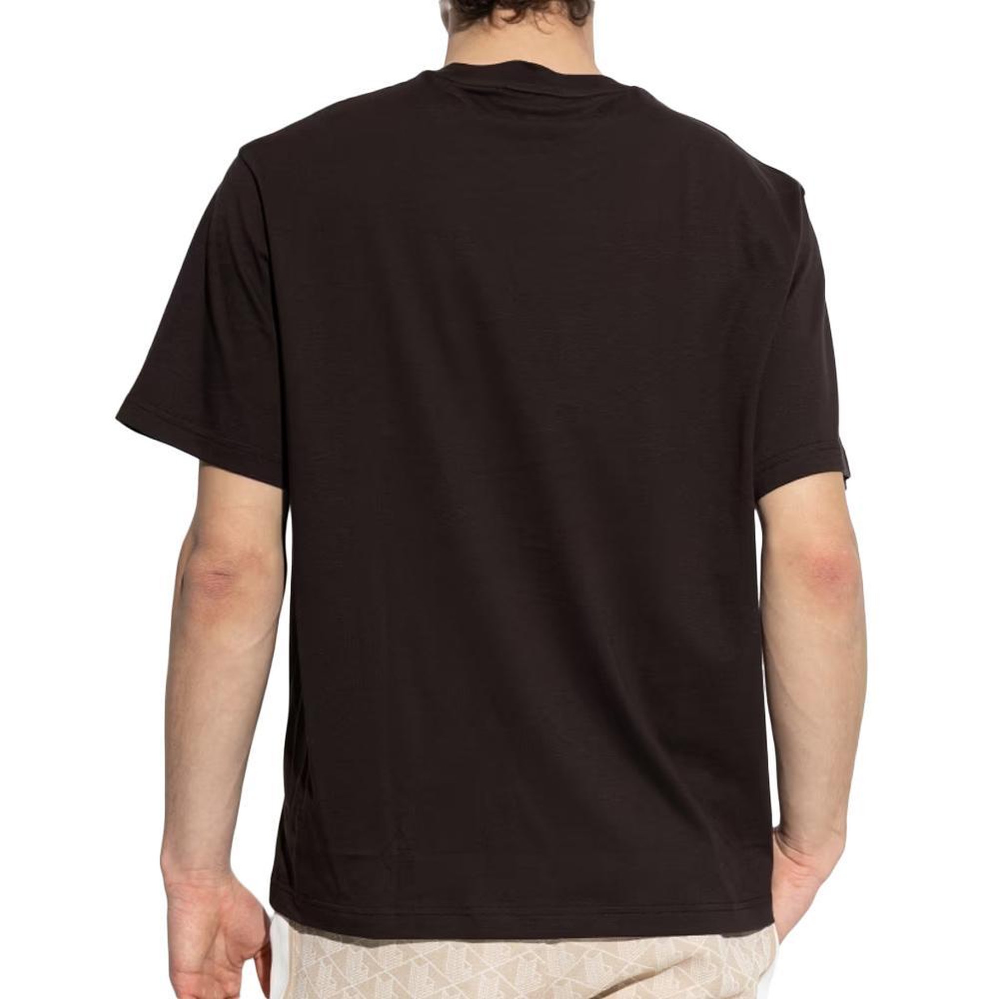 Voir la diapositive 2 : Lacoste T-Shirt Noir Homme Lacoste Essentiel