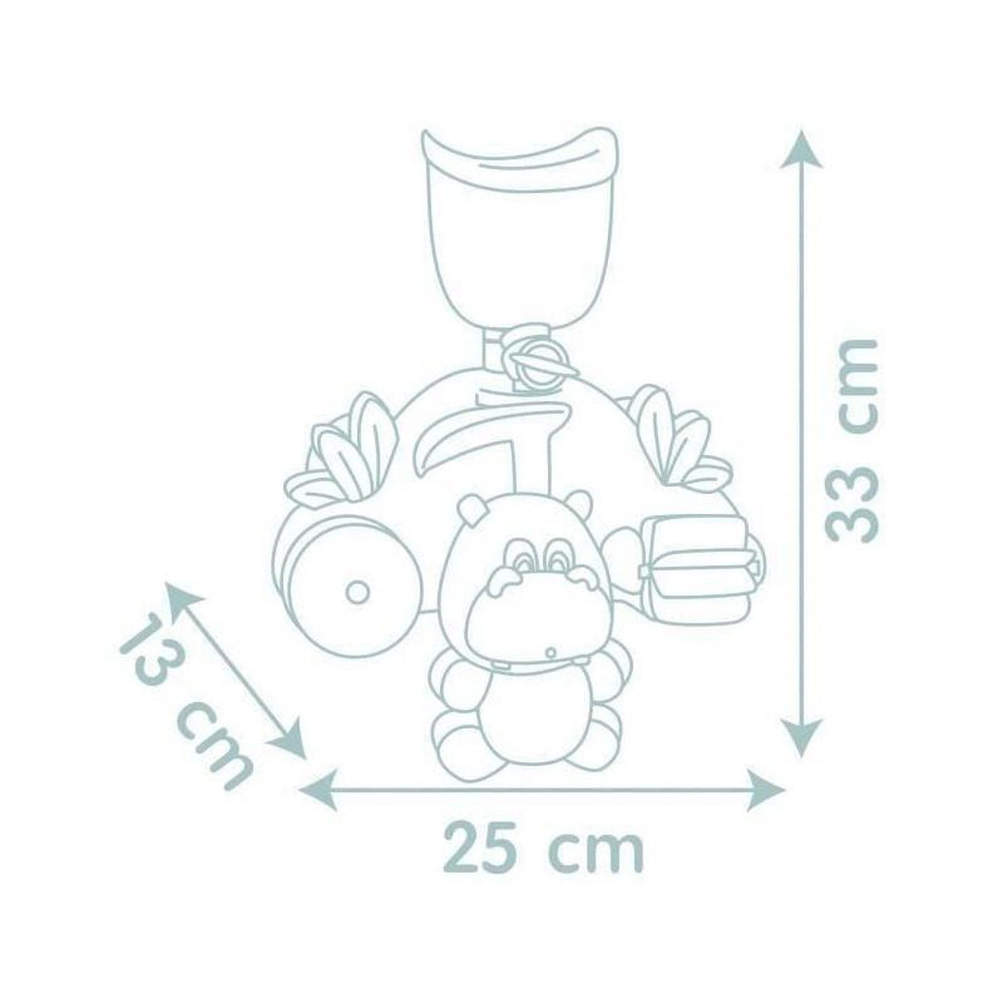 Voir la diapositive 6 : SMOBY Jouet de bain Smoby Little Smoby Hippo - Toboggan et roues pour bébé de 18 mois - Bleu et vert