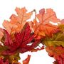 Voir la diapositive 2 : ATMOSPHERA Couronne de Feuilles Artificielles  James  43cm Orange