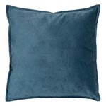 ATMOSPHERA Coussin Déco Uni  Lilou  55x55cm Bleu Égéen