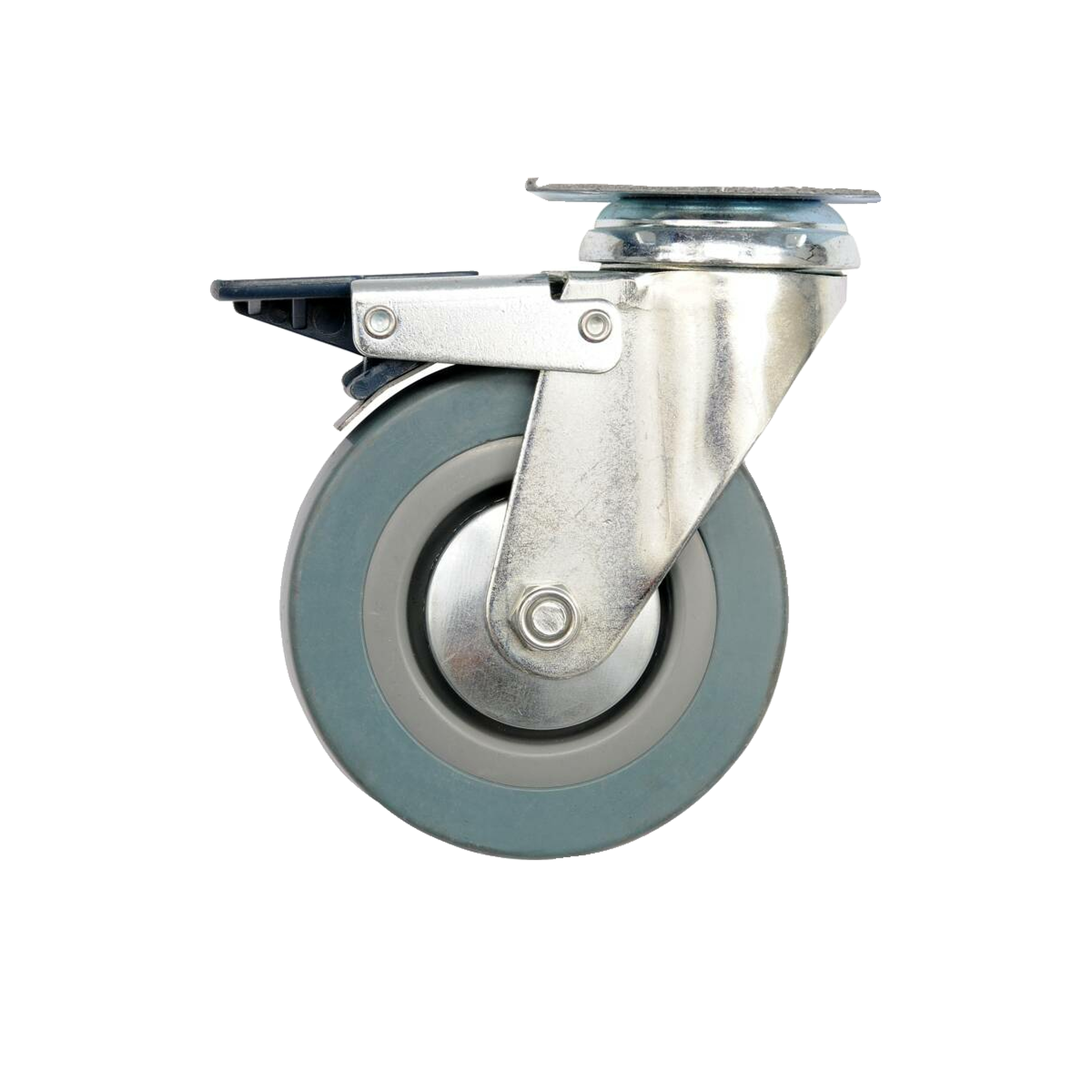 VOREL Roue Vorel 87381 50mm caoutchouc gris